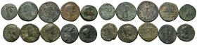 A mixed Lot of 10 Ancient Coins,About fine to about very fine. LOT SOLD AS IS, NO RETURNS.