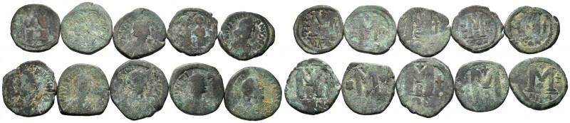 A mixed Lot of 10 Ancient Coins,About fine to about very fine. LOT SOLD AS IS, N...