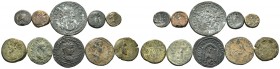 A mixed Lot of 10 Ancient Coins,About fine to about very fine. LOT SOLD AS IS, NO RETURNS.