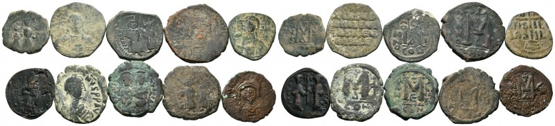 A mixed Lot of 10 Ancient Coins,About fine to about very fine. LOT SOLD AS IS, N...