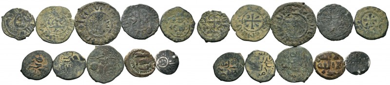 A mixed Lot of 10 Ancient Coins,About fine to about very fine. LOT SOLD AS IS, N...