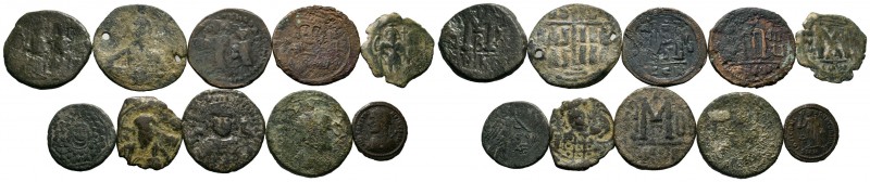 A mixed Lot of 10 Ancient Coins,About fine to about very fine. LOT SOLD AS IS, N...