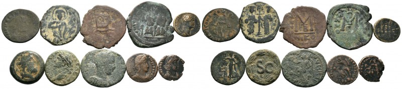 A mixed Lot of 10 Ancient Coins,About fine to about very fine. LOT SOLD AS IS, N...