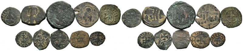 A mixed Lot of 10 Ancient Coins,About fine to about very fine. LOT SOLD AS IS, N...