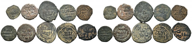 A mixed Lot of 10 Ancient Coins,About fine to about very fine. LOT SOLD AS IS, N...