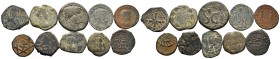 A mixed Lot of 10 Ancient Coins,About fine to about very fine. LOT SOLD AS IS, NO RETURNS.