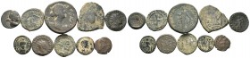 A mixed Lot of 10 Ancient Coins,About fine to about very fine. LOT SOLD AS IS, NO RETURNS.