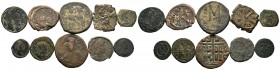 A mixed Lot of 10 Ancient Coins,About fine to about very fine. LOT SOLD AS IS, NO RETURNS.