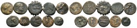 A mixed Lot of 10 Ancient Coins,About fine to about very fine. LOT SOLD AS IS, NO RETURNS.