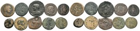 A mixed Lot of 10 Ancient Coins,About fine to about very fine. LOT SOLD AS IS, NO RETURNS.