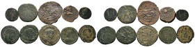 A mixed Lot of 10 Ancient Coins,About fine to about very fine. LOT SOLD AS IS, NO RETURNS.