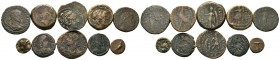 A mixed Lot of 10 Ancient Coins,About fine to about very fine. LOT SOLD AS IS, NO RETURNS.