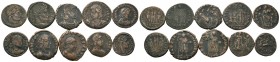 A mixed Lot of 10 Ancient Coins,About fine to about very fine. LOT SOLD AS IS, NO RETURNS.