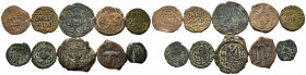 A mixed Lot of 10 Ancient Coins,About fine to about very fine. LOT SOLD AS IS, NO RETURNS.