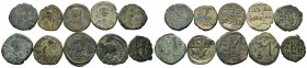 A mixed Lot of 10 Ancient Coins,About fine to about very fine. LOT SOLD AS IS, NO RETURNS.