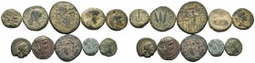 A mixed Lot of 10 Ancient Coins,About fine to about very fine. LOT SOLD AS IS, NO RETURNS.