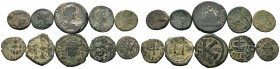 A mixed Lot of 10 Ancient Coins,About fine to about very fine. LOT SOLD AS IS, NO RETURNS.