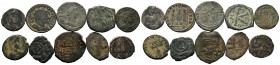 A mixed Lot of 10 Ancient Coins,About fine to about very fine. LOT SOLD AS IS, NO RETURNS.