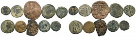 A mixed Lot of 10 Ancient Coins,About fine to about very fine. LOT SOLD AS IS, NO RETURNS.