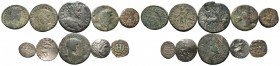 A mixed Lot of 10 Ancient Coins,About fine to about very fine. LOT SOLD AS IS, NO RETURNS.