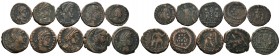 A mixed Lot of 10 Ancient Coins,About fine to about very fine. LOT SOLD AS IS, NO RETURNS.