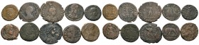 A mixed Lot of 10 Ancient Coins,About fine to about very fine. LOT SOLD AS IS, NO RETURNS.