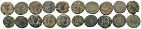 A mixed Lot of 10 Ancient Coins,About fine to about very fine. LOT SOLD AS IS, NO RETURNS.