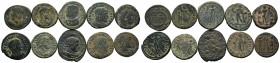 A mixed Lot of 10 Ancient Coins,About fine to about very fine. LOT SOLD AS IS, NO RETURNS.