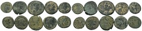 A mixed Lot of 10 Ancient Coins,About fine to about very fine. LOT SOLD AS IS, NO RETURNS.