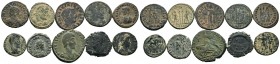 A mixed Lot of 10 Ancient Coins,About fine to about very fine. LOT SOLD AS IS, NO RETURNS.