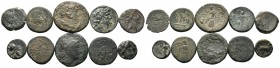 A mixed Lot of 10 Ancient Coins,About fine to about very fine. LOT SOLD AS IS, NO RETURNS.