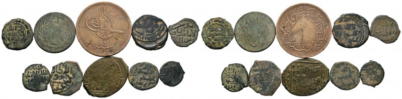 A mixed Lot of 10 Ancient Coins,About fine to about very fine. LOT SOLD AS IS, N...