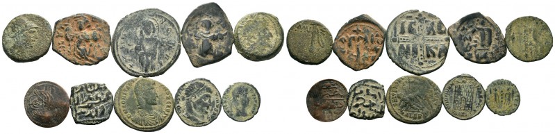 A mixed Lot of 10 Ancient Coins,About fine to about very fine. LOT SOLD AS IS, N...