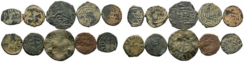 A mixed Lot of 10 Ancient Coins,About fine to about very fine. LOT SOLD AS IS, N...