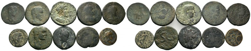 A mixed Lot of 10 Ancient Coins,About fine to about very fine. LOT SOLD AS IS, N...