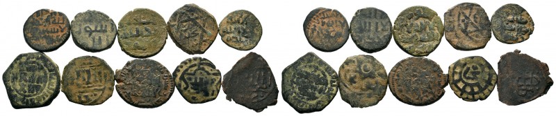 A mixed Lot of 10 Ancient Coins,About fine to about very fine. LOT SOLD AS IS, N...