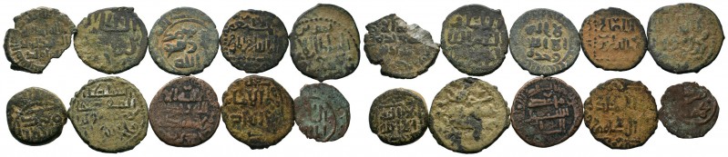 A mixed Lot of 10 Ancient Coins,About fine to about very fine. LOT SOLD AS IS, N...