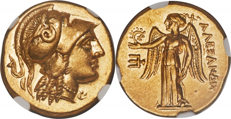 MACEDONIAN KINGDOM. Alexander III the Great (336-323 BC). AV stater (18mm, 8.61 ...