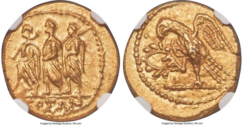 SCYTHIA. Geto-Dacians. Coson (ca. after 54 BC). AV stater (19mm, 8.39 gm, 12h). ...
