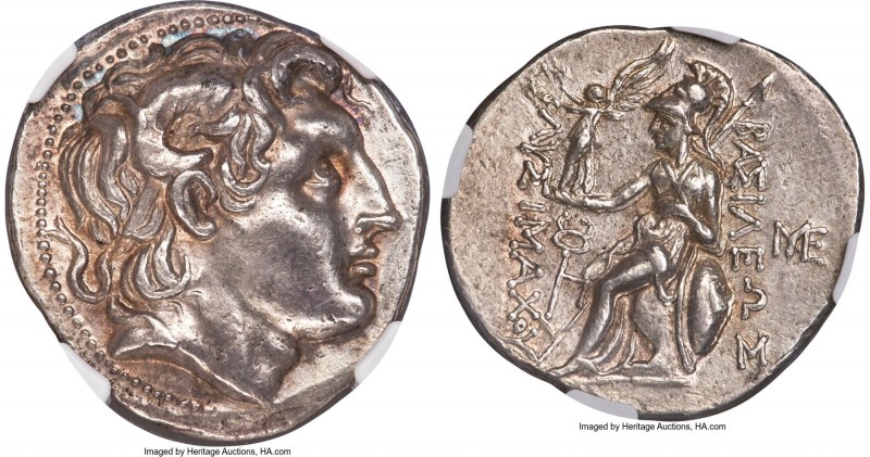 THRACIAN KINGDOM. Lysimachus (305-281 BC). AR tetradrachm (31mm, 17.31 gm, 4h). ...