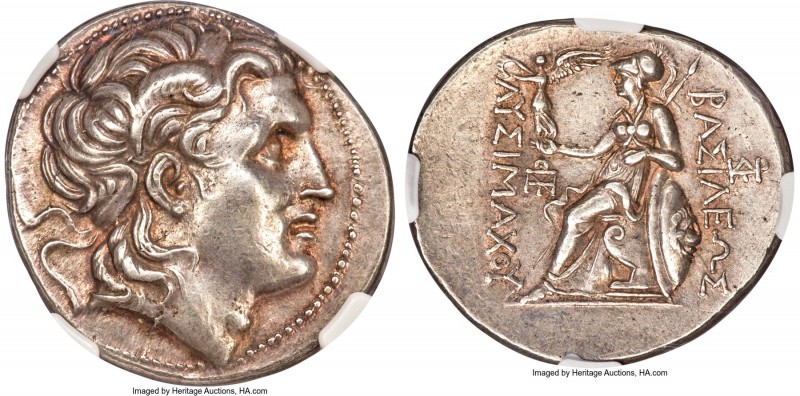 THRACIAN KINGDOM. Lysimachus (305-281 BC). AR tetradrachm (31mm, 17.46 gm, 10h)....