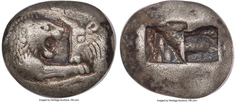 LYDIAN KINGDOM. Croesus (561-546 BC). AR stater or double siglos (18mm, 10.51 gm...