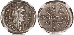 Divus Julius Caesar (49-44 BC). AR denarius (19mm, 4.16 gm, 12h). NGC Choice VF 5/5 - 2/5, scratches Posthumous issue, April 44 BC, C. Cossutius Marid...