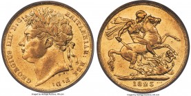 George IV gold Sovereign 1823 XF40 PCGS, KM682, S-3800, Marsh-7 (R3). Mintage: 616,770. The key of the George IV laureate bust Sovereign series, its m...