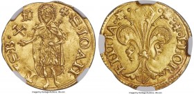 Florence. Republic gold Florin ND (1526-1527) MS63 NGC, Fr-276, MIR-30/46. A scarcer issue displaying remarkably bold details and struck on a broad fl...