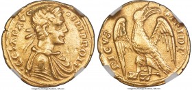 Sicily. Frederick II (1197-1250) gold Augustale ND (1230-1250) XF40 NGC, Messina mint, Fr-134, MEC XIV-515, MIC-59, Spahr-98. 5.26gm. (annulet) IMP RO...