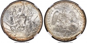 Estados Unidos "Caballito" Peso 1913 MS65 NGC, Mexico City mint, KM453. A radiant representative displaying a full mint bloom of argent luster contras...