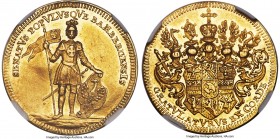 Bamberg. Johann Philipp Anton gold Ducat 1746 AU58 NGC, Nürnberg mint, KM114, Fr-169, Krug-404. Mintage unlisted in the Standard Catalog of World Coin...