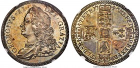 George II Proof Crown 1746 PR63 NGC, KM585.2, S-3690, ESC-1669 (R; prev. ESC-126). VICESIMO edge. A stunning example of this Proof-only issue, its sur...