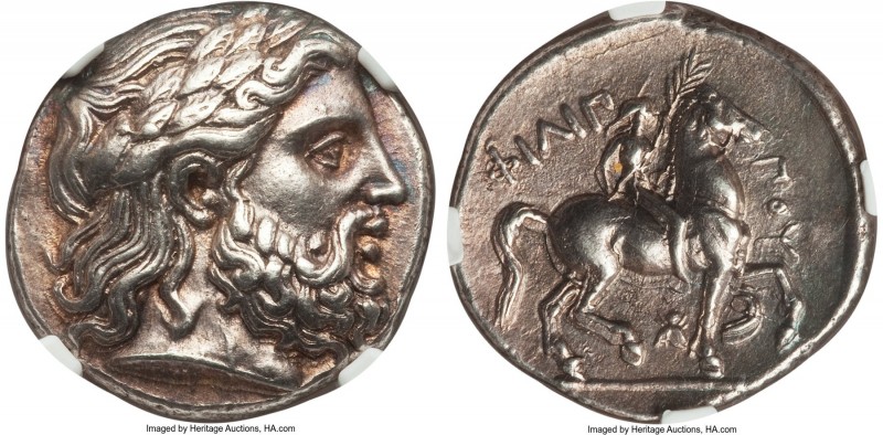 MACEDONIAN KINGDOM. Philip II (359-336 BC). AR tetradrachm (25mm, 14.42 gm, 8h)....